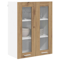 Produktbild för Hängande skåp Riga Artisan Ek 60 x 31 x 80 cm Konstruerat trä