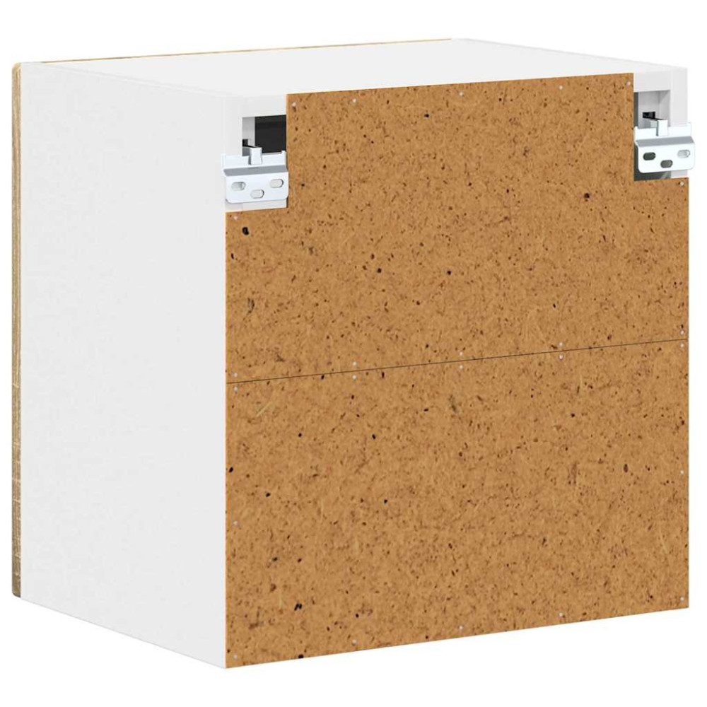 Produktbild för Väggglasförråd LUCCA Sonoma-ek 40 x 31 x 40 cm Konstruerat trä
