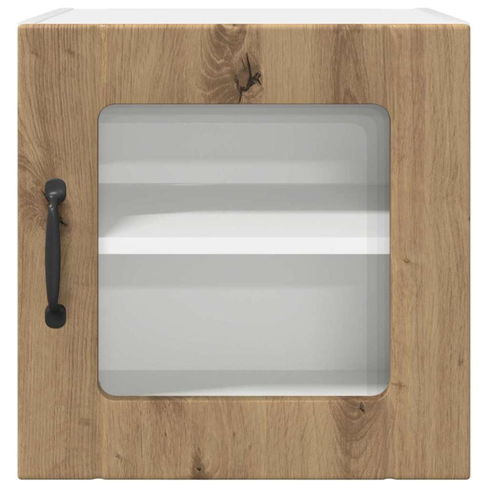 Produktbild för Väggglasförråd LUCCA Artisan-ek 40 x 31 x 40 cm Konstruerat trä