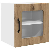 Produktbild för Väggglasförråd LUCCA 2 pcs Artisan-ek 40 x 31 x 40 cm
