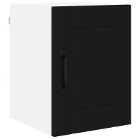 Produktbild för Väggskåp LUCCA 2 pcs Svart 30 x 31 x 40 cm Konstruerat trä