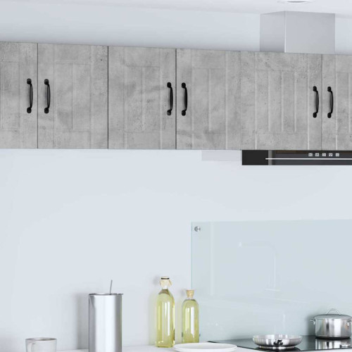 vidaXL Väggskåp LUCCA 2 pcs Betonggrå 30 x 31 x 40 cm Konstruerat trä