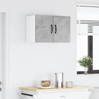 Produktbild för Väggskåp LUCCA 2 pcs Betonggrå 30 x 31 x 40 cm Konstruerat trä