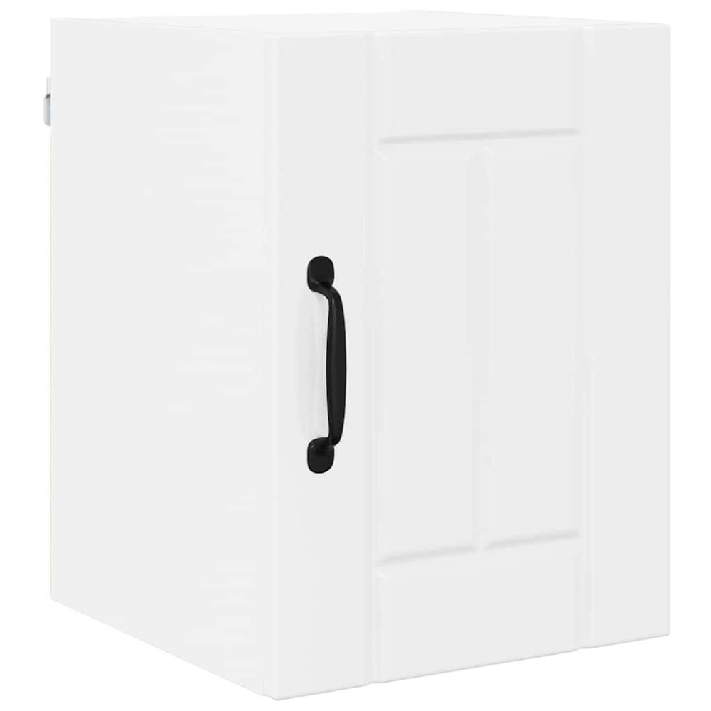 Produktbild för Väggskåp LUCCA Vit högglans 30 x 31 x 40 cm Konstruerat trä