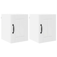 Produktbild för Väggskåp LUCCA 2 pcs Vit högglans 30 x 31 x 40 cm