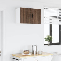 Produktbild för Väggskåp LUCCA Brun ek 30 x 31 x 40 cm Konstruerat trä