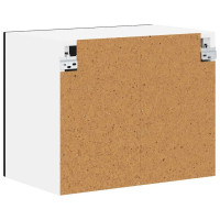 Produktbild för Väggskåp LUCCA 2 pcs Svart 50 x 31 x 40 cm Konstruerat trä