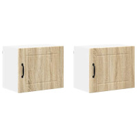 Produktbild för Väggskåp LUCCA 2 pcs Sonoma-ek 50 x 31 x 40 cm Konstruerat trä