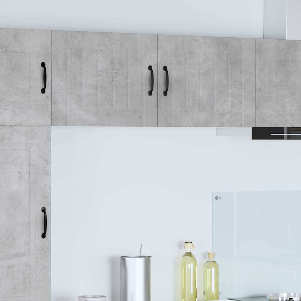 Produktbild för Väggskåp LUCCA 2 pcs Betonggrå 50 x 31 x 40 cm Konstruerat trä