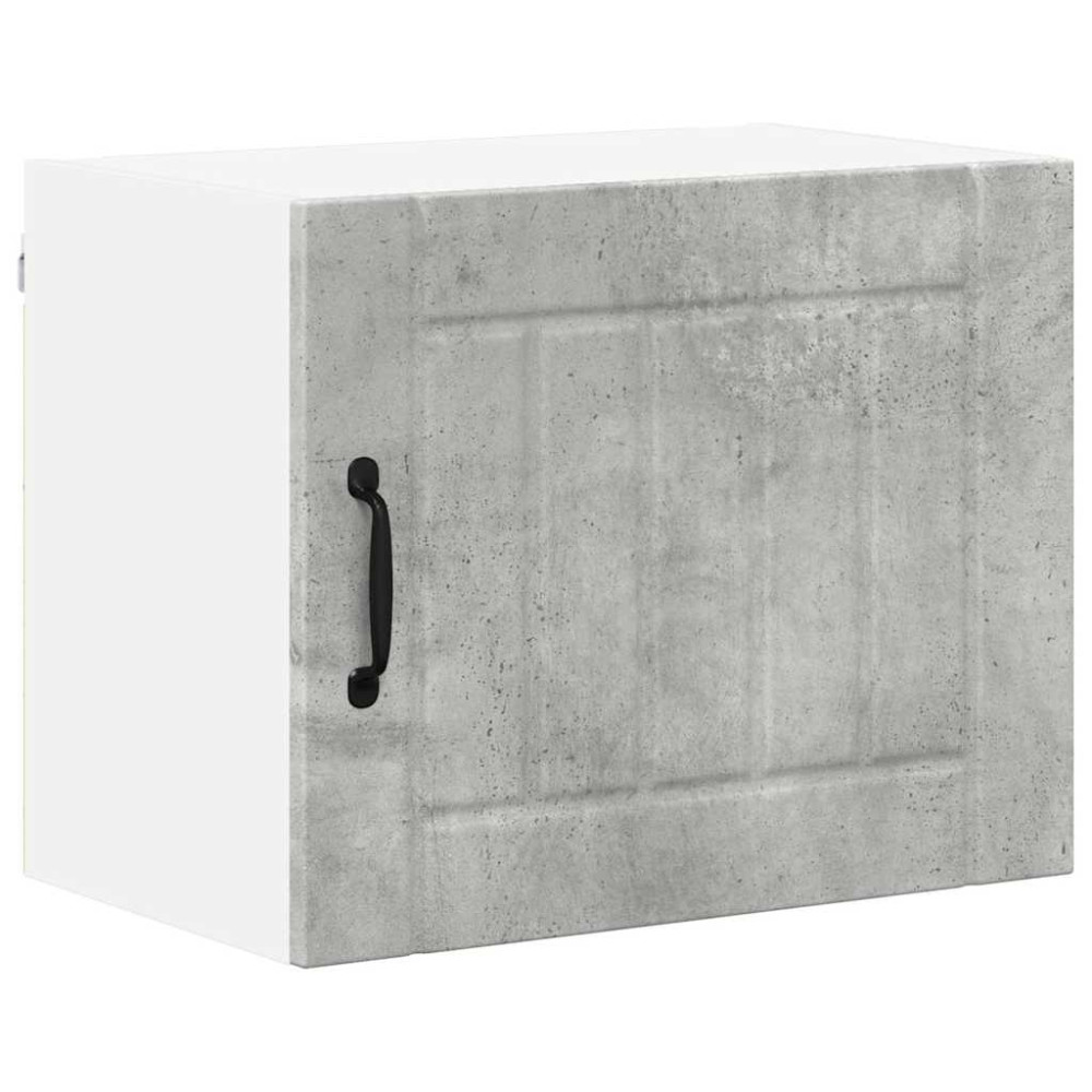 Produktbild för Väggskåp LUCCA 2 pcs Betonggrå 50 x 31 x 40 cm Konstruerat trä