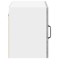 Produktbild för Väggskåp LUCCA 2 pcs Betonggrå 50 x 31 x 40 cm Konstruerat trä
