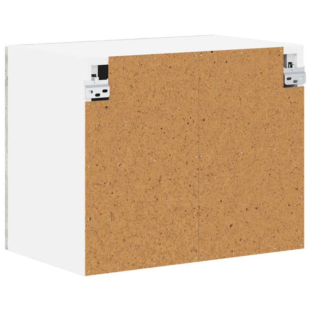 Produktbild för Väggskåp LUCCA 2 pcs Betonggrå 50 x 31 x 40 cm Konstruerat trä