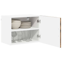 Produktbild för Väggskåp LUCCA 2 pcs Rökt ek 50 x 31 x 40 cm Konstruerat trä