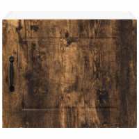 Produktbild för Väggskåp LUCCA 2 pcs Rökt ek 50 x 31 x 40 cm Konstruerat trä