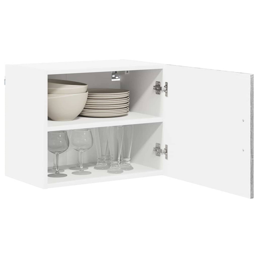 Produktbild för Väggskåp LUCCA 2 pcs Grå sonoma-ek 50 x 31 x 40 cm