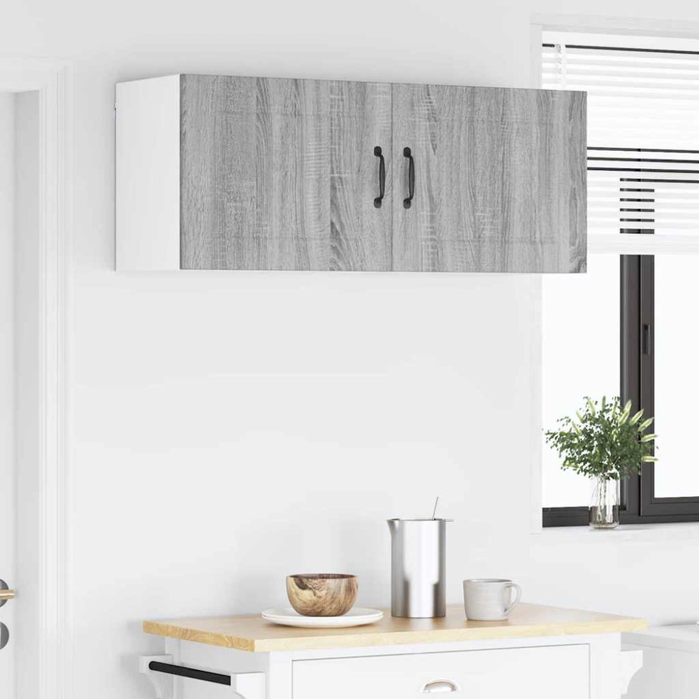 Produktbild för Väggskåp LUCCA 2 pcs Grå sonoma-ek 50 x 31 x 40 cm
