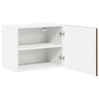 Produktbild för Väggskåp LUCCA 2 pcs Brun ek 50 x 31 x 40 cm Konstruerat trä