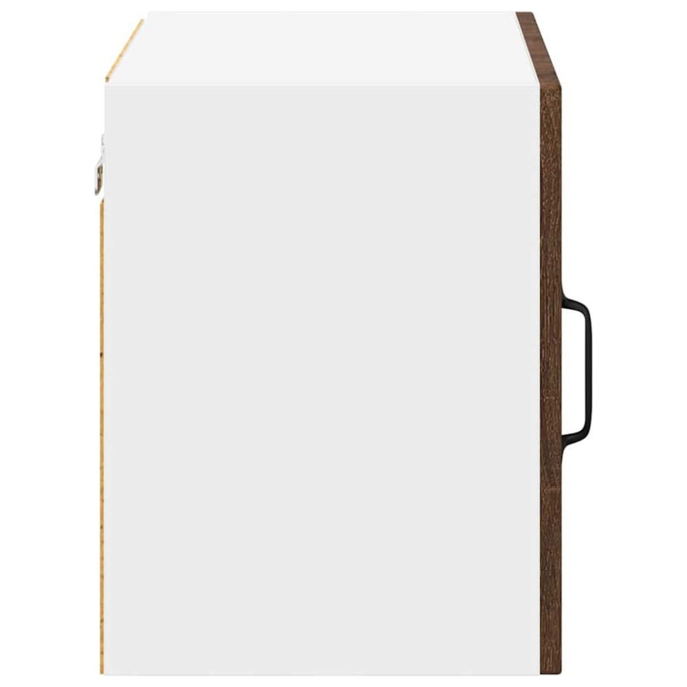 Produktbild för Väggskåp LUCCA 2 pcs Brun ek 50 x 31 x 40 cm Konstruerat trä