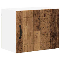Produktbild för Väggskåp LUCCA 2 pcs Gammalt trä 50 x 31 x 40 cm