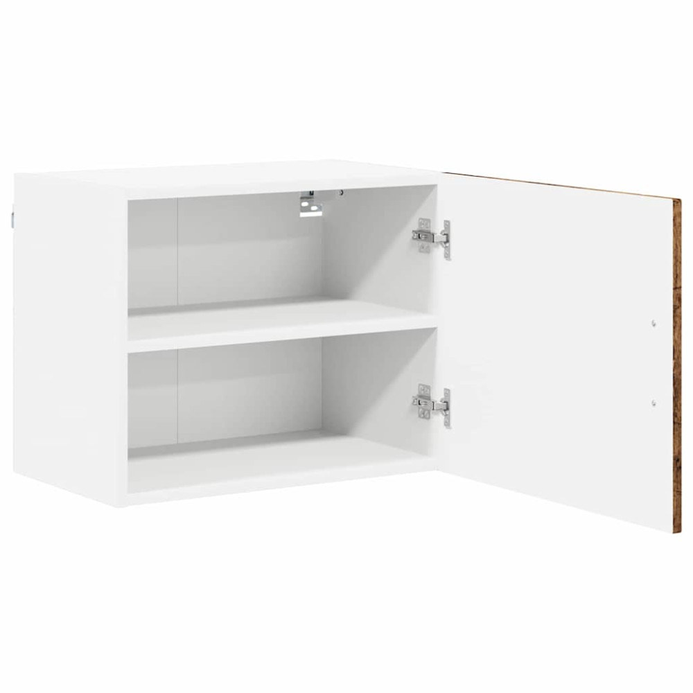 Produktbild för Väggskåp LUCCA 2 pcs Gammalt trä 50 x 31 x 40 cm