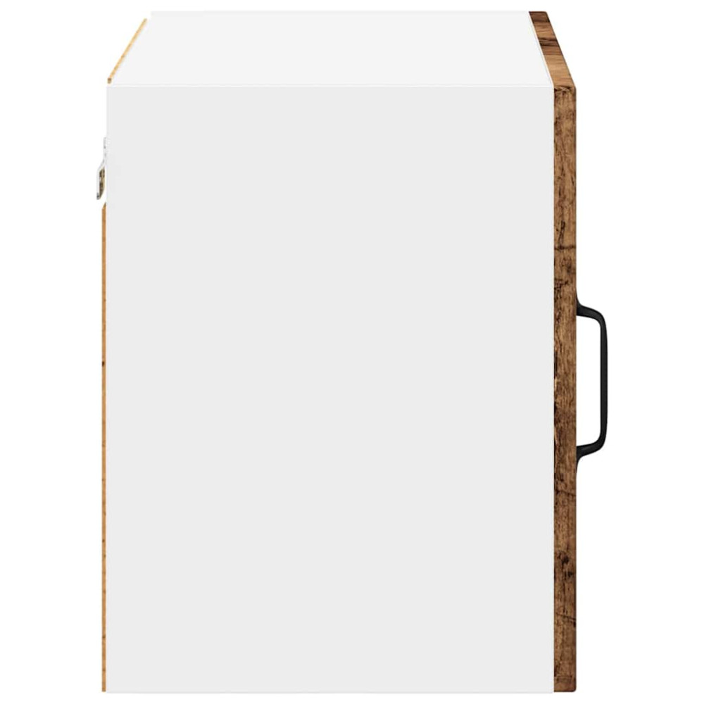 Produktbild för Väggskåp LUCCA 2 pcs Gammalt trä 50 x 31 x 40 cm