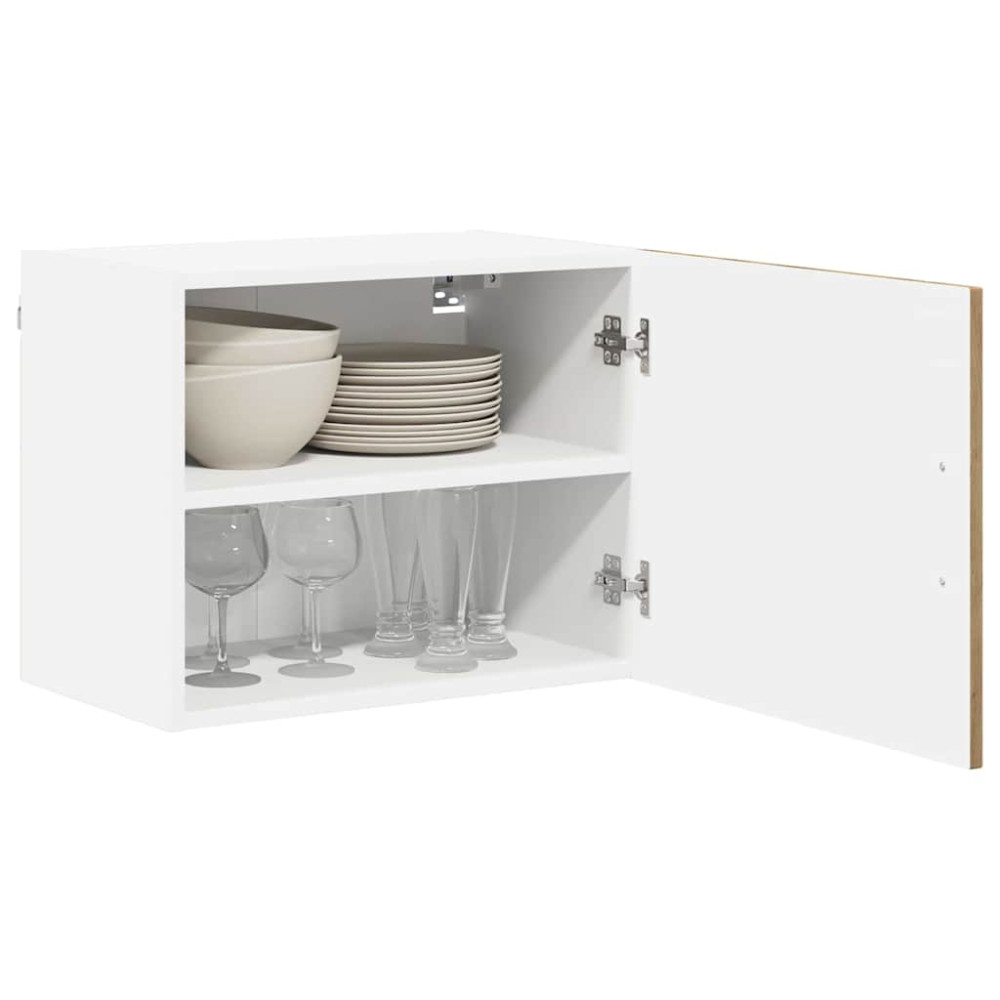 Produktbild för Väggskåp LUCCA 2 pcs Artisan-ek 50 x 31 x 40 cm Konstruerat trä