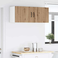 Produktbild för Väggskåp LUCCA 2 pcs Artisan-ek 50 x 31 x 40 cm Konstruerat trä