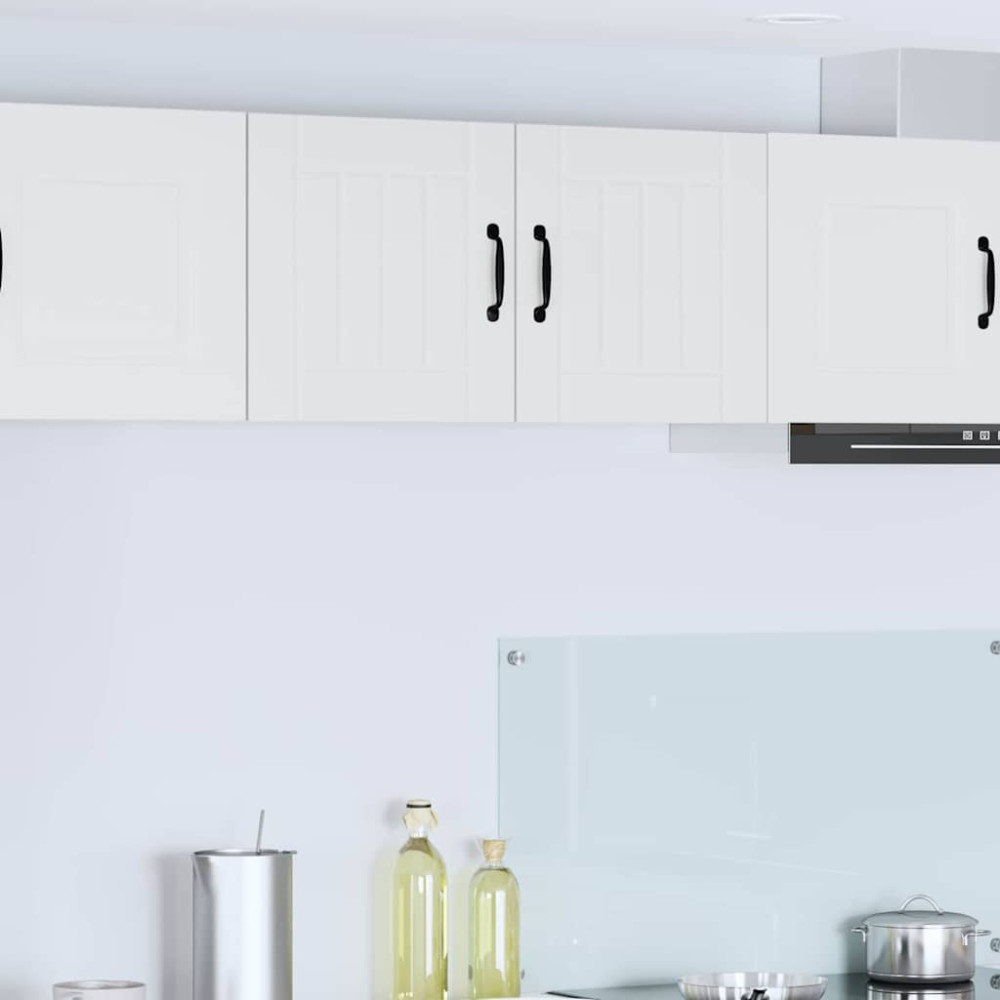 Produktbild för Väggskåp LUCCA Vit 80 x 31 x 40 cm Konstruerat trä