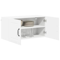 Produktbild för Väggskåp LUCCA Vit 80 x 31 x 40 cm Konstruerat trä