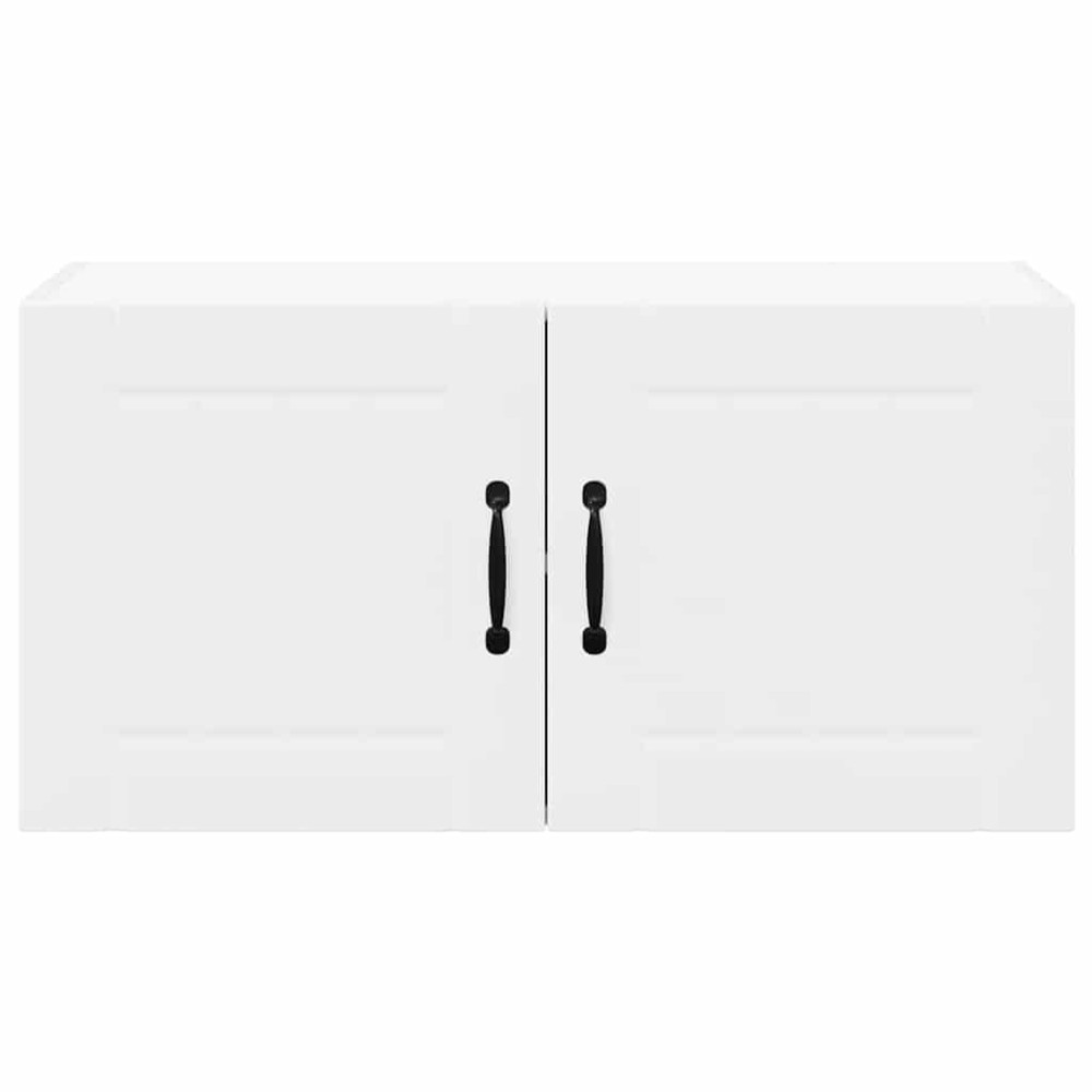 Produktbild för Väggskåp LUCCA Vit 80 x 31 x 40 cm Konstruerat trä