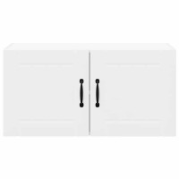 Produktbild för Väggskåp LUCCA Vit 80 x 31 x 40 cm Konstruerat trä