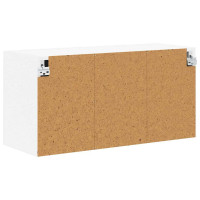 Produktbild för Väggskåp LUCCA Vit 80 x 31 x 40 cm Konstruerat trä