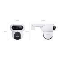 Produktbild för EZVIZ H90 Dual 2K+ - nätverksövervakningskamera - torn