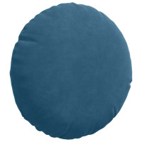 Produktbild för Sittkuddar 2 pcs Blå Ø30 x 13 cm Sammet
