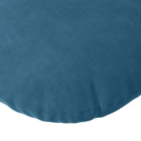 Produktbild för Sittkuddar 2 pcs Blå Ø30 x 13 cm Sammet