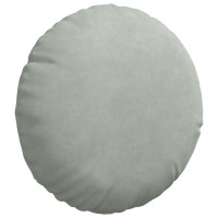 Produktbild för Sittkuddar 2 pcs Ljusgrå Ø30 x 13 cm Sammet
