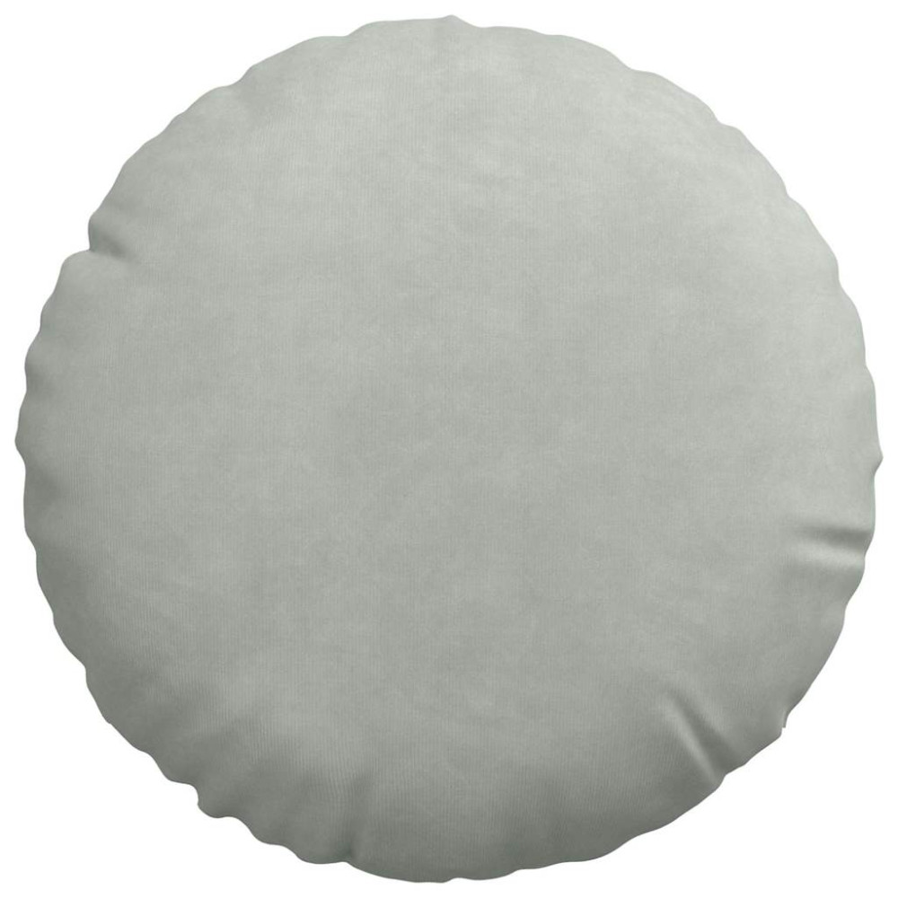 Produktbild för Sittkuddar 2 pcs Ljusgrå Ø30 x 13 cm Sammet