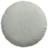 Produktbild för Sittkuddar 2 pcs Ljusgrå Ø30 x 13 cm Sammet
