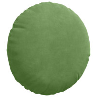 Produktbild för Sittkuddar 2 pcs Ljusgrön Ø30 x 13 cm Sammet