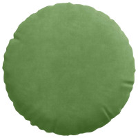 Produktbild för Sittkuddar 2 pcs Ljusgrön Ø30 x 13 cm Sammet