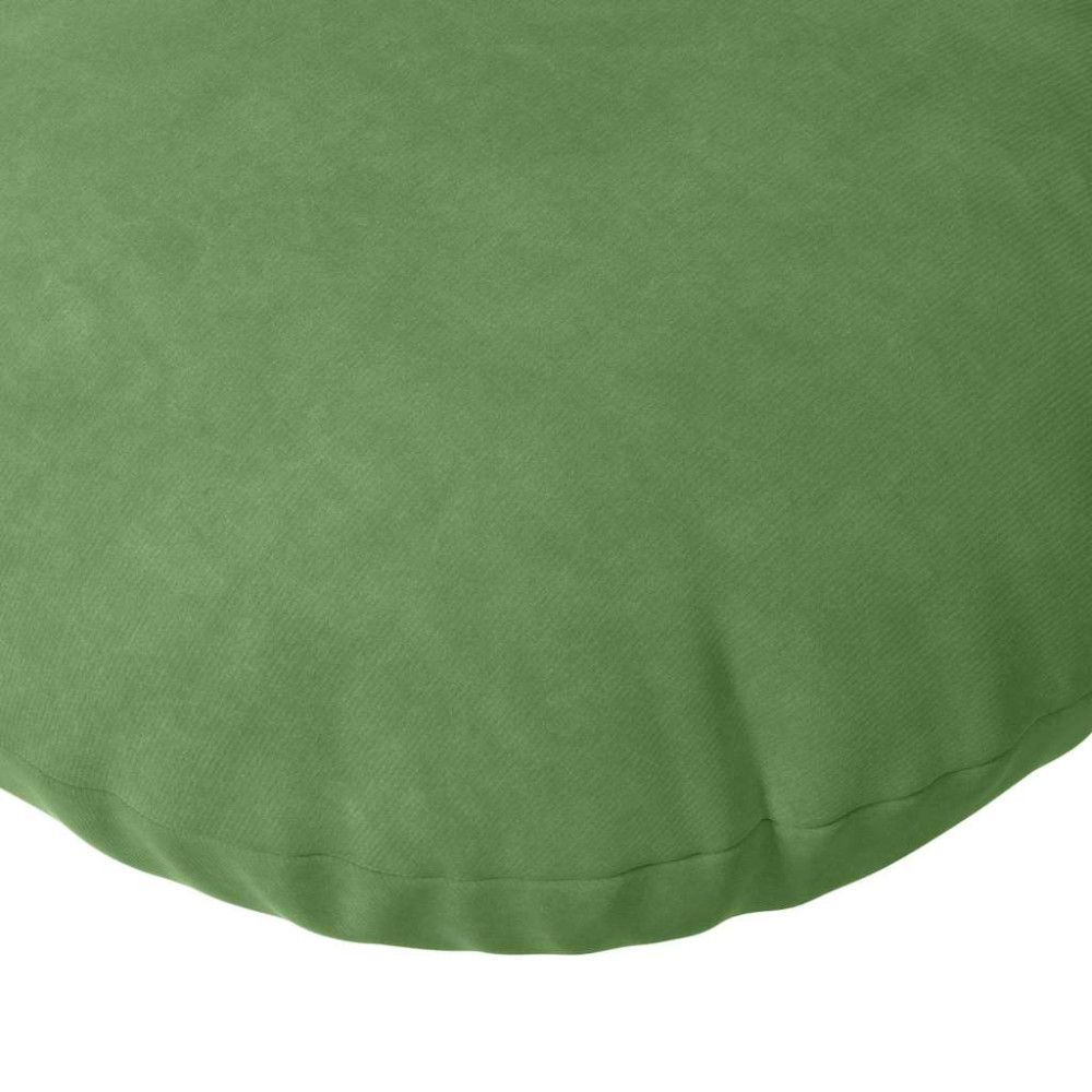 Produktbild för Sittkuddar 2 pcs Ljusgrön Ø30 x 13 cm Sammet