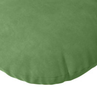 Produktbild för Sittkuddar 2 pcs Ljusgrön Ø30 x 13 cm Sammet