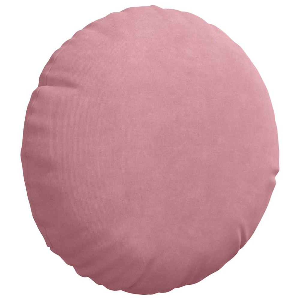 Produktbild för Sittkuddar 2 pcs Rosa Ø30 x 13 cm Sammet