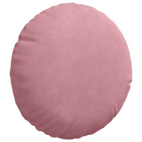 Produktbild för Sittkuddar 2 pcs Rosa Ø30 x 13 cm Sammet