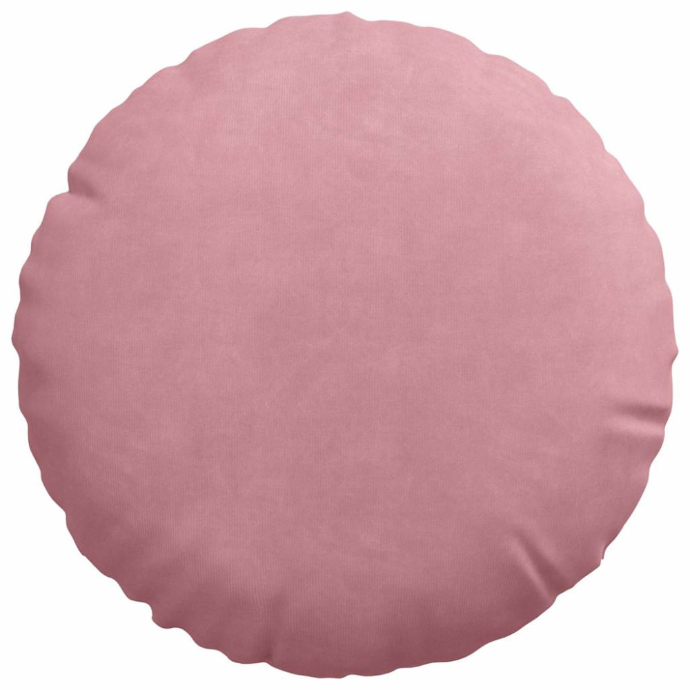 Produktbild för Sittkuddar 2 pcs Rosa Ø30 x 13 cm Sammet