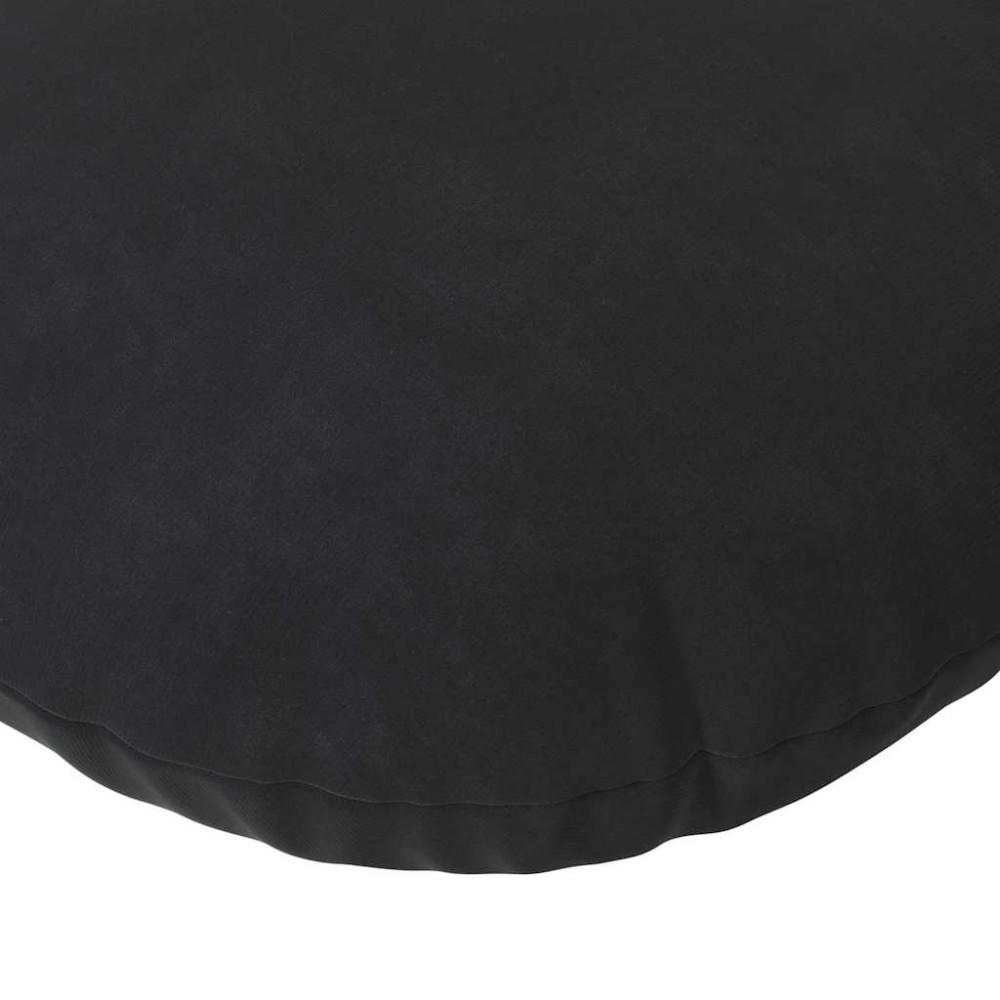 Produktbild för Sittkuddar 2 pcs Svart Ø30 x 13 cm Sammet