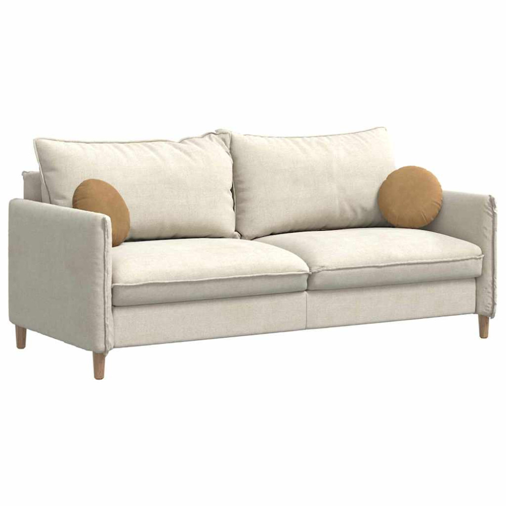 Produktbild för Sittkuddar 2 pcs Brun Ø30 x 13 cm Sammet