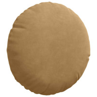 Produktbild för Sittkuddar 2 pcs Brun Ø30 x 13 cm Sammet