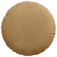 Produktbild för Sittkuddar 2 pcs Brun Ø30 x 13 cm Sammet