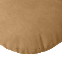 Produktbild för Sittkuddar 2 pcs Brun Ø30 x 13 cm Sammet